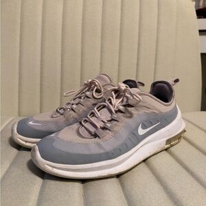 Nike Women's Taupe and Gray Sneakers